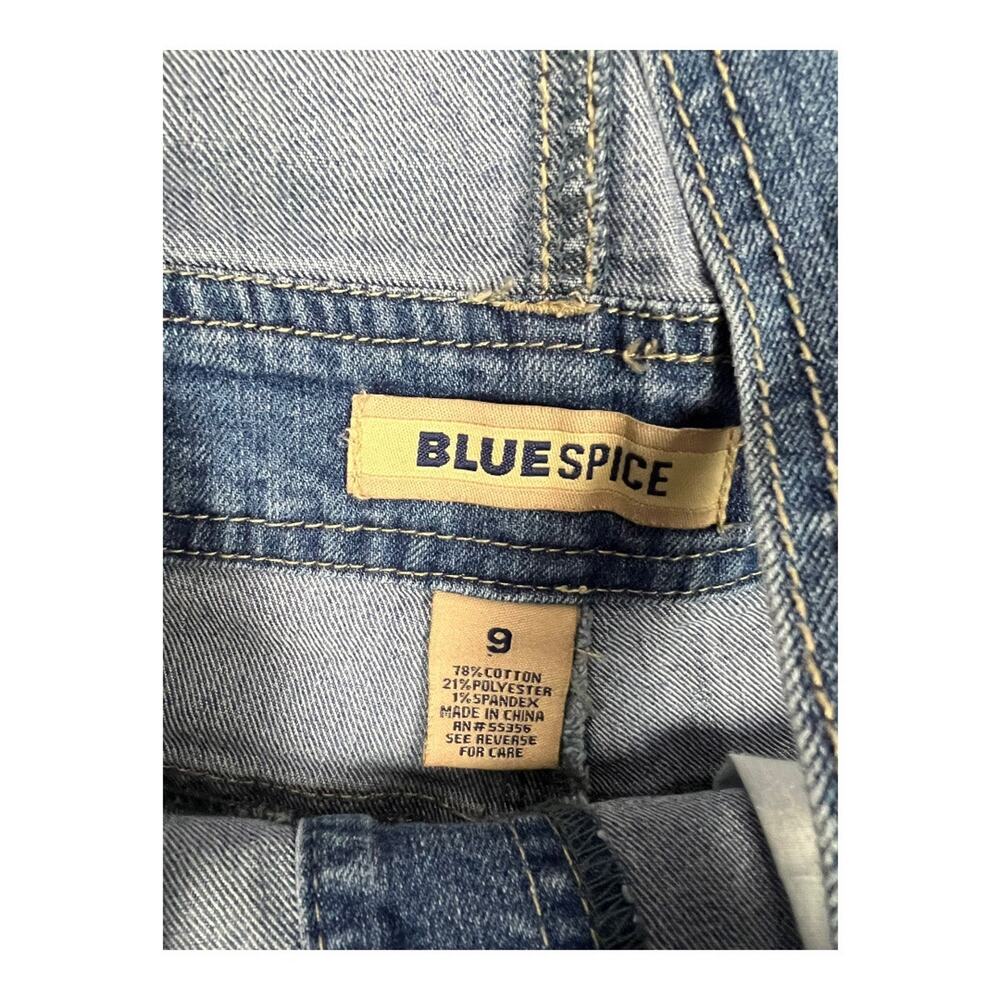 Blue Spice Womens Juniors sz 9 Overalls Shortalls y2k Style Streetwear - Picture 5 of 7